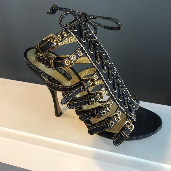 Dolce & Gabbana Shoes - [❌SOLD] Authentic Dolce & Gabbana Strappy Heels